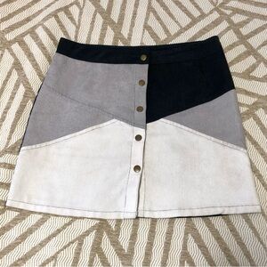 She + Sky Snap Up Corduroy Skirt